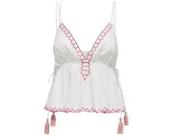 T-shirt Mouwloos Only Aria Wit M Femme