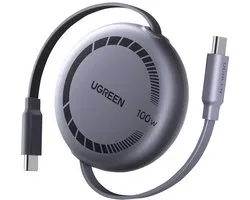 Câble USB C UGREEN 100W 1M câble de charge USB C câble de charge rapide rétractable PD 3.0 PPS câble USB C vers USB C pour iPhone 16-8-série, MacBook Pro/Air, iPad Pro, Galaxy S25, Pixel 9, Steam Deck, etc.
