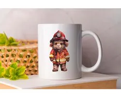 Mok American Bison firefighters - Firefighter - Gift - Cadeau - FireRescue - FireDepartment - FirstResponder - Brandweerman - Brandweerredding - Brandweerkorps - Eerstehulpverlener