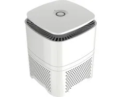 Platinet Compacte Luchtreiniger – Bureau Air Purifier met HEPA filter, Actieve Kool & Ionisator – 360° Circulatie – Voor Thuis & Kantoor