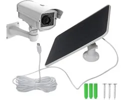 Ring Solar Charger - 20W Faible consommation d'énergie Résistant aux intempéries, Panneau solaire pour caméra Ring | pour projecteur Spotlight Floodlight Intérieur Extérieur Maison Bureau Dortoir Balcon Sécurité
