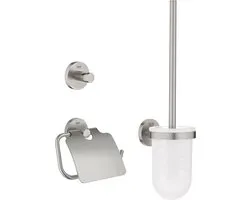 GROHE Start Accessoiresset 3-in-1 - supersteel (RVS look)