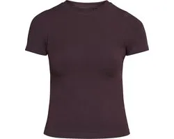 SISTERS POINT Lay-tee - Dames t-shirt - D. Brown - Maat XS/S