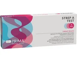 Streptokokken A test - Strep A bacterie - zelftest - Prima Lab - 1 test