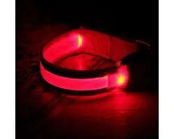 LED Hardloop Armband - Fiets - Outdoor Sport Armband - Reflecterende Hardloop Verlichting - ROOD