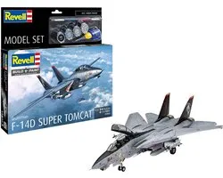 Revell Modelbouwpakket Militaire voertuigen - 63960 F-14D Super Tomcat - Model Set Plastic - 1:72 - Modelbouw