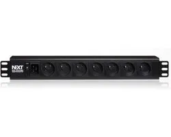 NEXT UPS Systems 88012 Distribution d'alimentation 1.5U Zwart 7 Prise (s) CA