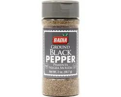 Badia Spices | gemalen zwarte peper | Ground Black Pepper | 56,7 gram