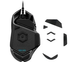 kwmobile muis voeten sticker geschikt voor Logitech G502 wired (not for wireless) - Computermuis glijder - Stickers in zwart
