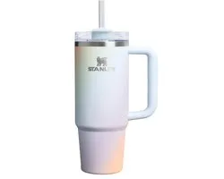 Stanley Quencher H2.0 Flowstate Tumbler 0.89L (Sunrise Spiral) – NIEUWE RELEASE - Lekvrije Drinkbeker met Rietje & Handvat – RVS Geïsoleerde Thermosbeker – BPA-Vrij – Past in Bekerhouder