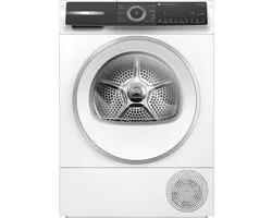 Bosch WQH246DCFG Serie 6 - Wasdroger - Warmtepompdroger - 9 kg - Wit - Blijvend energiezuinig door Zelfreinigende condensor - Droogt zoals jij wilt met Auto Dry - Zeer stil - NL/FR Display