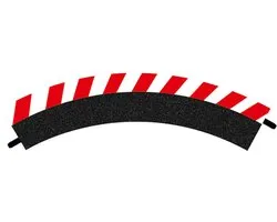 Carrera Racebaanonderdeel - DIGITAL 124/132/Evolution - Uitbreidingsset 3 Buitenrandstrepen voor Bocht 1/60° - 5 Baandelen onderdeel