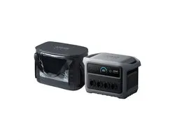 Anker SOLIX C1000 Gen 2 Draagbare Powerstation + Waterbestendige Tas - 2000W (Piek 3.000W) Zonne-Generator - Volledig Opgeladen in 49 Min - 1024Wh LiFePO4-Accu voor Noodstroom - Stroomuitval & Kamperen