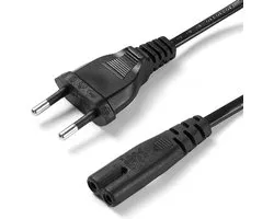 YONO Câble d'alimentation adapté pour JBL Partybox 100/110/200/300/310/710/1000 - Cordon d'alimentation 1,80 M - Zwart