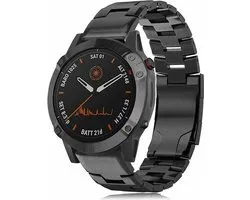 Bracelet en titane adapté pour Garmin Fenix 5 (Plus & Sapphire) - Fenix 6 (Pro & Sapphire) - Garmin Fenix 7 (Solar & Sapphire) Garmin Epix Gen 2 - Bracelet Quickfit 22 / 22mm pour montres intelligentes Garmin - Montre bracelet - Dragonne (noir)