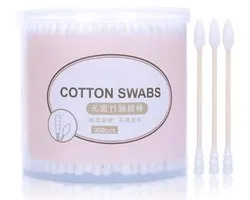 Allecto - Cotton Swabs - Q-Tips - Perfect voor schoonmaken - Wit - Schoonmaakstokken - Ideaal voor cosmetica en kunst - 200 stuks