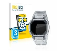 Screenprotector 3 Stuks voor Casio G-Shock DW-5600SKE-7 Beschermglas transparant