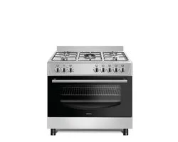 Wiggo WO-E903R (XX) Serie 3 - Cuisinière à gaz - Acier inoxydable