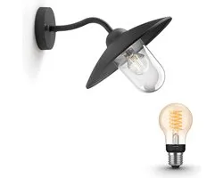 Philips myGarden Hamac Applique Murale - Incl. Ampoule Philips Hue White Filament standard E27