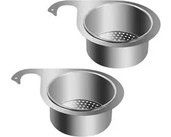 Allecto plus - Panier tamis en acier inoxydable pour évier en forme de cygne - Tamis amovible pour cuisine - Panier égouttoir multifonctionnel pour légumes et fruits
