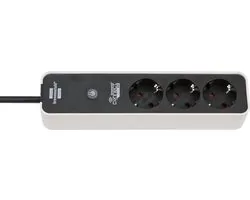 brennenstuhl®Connect Ecolor WiFi stekkerdoos 3-voudig wit/zwart