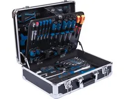 Scheppach – TB200 – Gereedschapskist – 141-delig – Aluminium