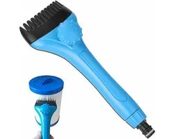 25cm Zwembad Filter Cartridge Cleaner - Zwembadborstel - Draagbare Filter Jet Cleaner - Met Afneembare Borstelkop en Slangaansluiting - Reinigingsborstel - Whirl Pool Filterreiniger - Voor Zwembad Hot Tub Spa Vijver Schoonmaak Accessoire