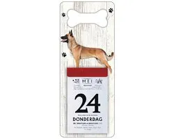 Scheurkalender 2027 Hond: Mechelse Herder