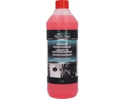 Protecton Complete Bescherming Koelvloeistof - G12/G12+ - Mengbaar met alle soorten en kleuren koelvloeistof - Optimale koeling van de motor in zomer en winter - Geeft bescherming tot -26°C - Tast geen lak, rubber of metal aan - 1 Liter