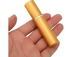Parfum Verstuiver 10ML – Hervulbaar Mini Parfumflesje – Reisverstuiver – Goud – Compact & Lekvrij