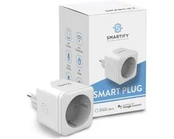 SMARTIFY® Smart Plug - Smart Plug - Google Home (Assistant Google ) - TIMER & ENERGY METER via application mobile - Amazon Alexa et IFTTT Compatible- Smart Home