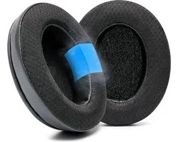 Hybrid Fabric Cooling Gel Vervangende oorkussens voor Arctis Nova Pro Wired Nova 7 5 4 3 1 - Gemaakt door Wicked Cushions - Zwarte kleur