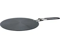 Purepeak Gaspitverkleiner Ø 24 cm - Inductieplaatje - Inductie Adapter - Sudderplaat - RVS - Gasfornuis - Sudderplaatje