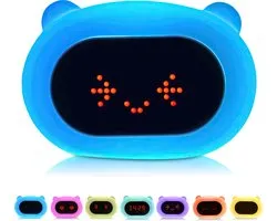 Kadoing Beer Kinderwekker - Slaaptrainer Kinderen - Digitale Wekker en Wake Up Light