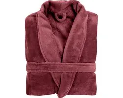 TISECO HOME STUDIO - Kamerjas - MICROFLANNEL COSY - S/M - 100% polyester - Granaatappel