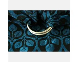 Yaro La Vita Blue-Black Linen Ring Sling