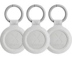 Xtorm TravelTag - Tracker - Air-Tag - Apple iOS & Android - IP64 - Wit - 3 stuks