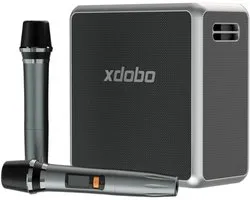 Draagbare Bluetooth Luidspreker - Karaoke Party Box - Buiten Muziek Afspelen - 140W Vermogen Inclusief Microfoons