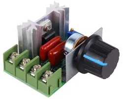Allecto - Motor Speed Controller - Verstelbare Voltage Regulator - 2000W - AC Motor - Voor 50-220V - Energie-efficiënt - Geschikt voor diverse toep...