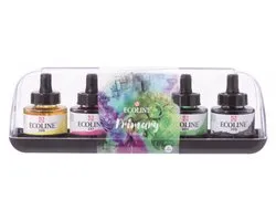 Talens Ecoline Vloeibare waterverf set Primair | 5 x 30 ml