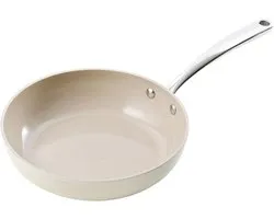 Redchef 24 cm keramische antiaanbaklaag wokpan, 24 cm keramisch gecoate pannen voor alle kookplaten, geschikt voor inductie, ovenbestendig, vaatwasmachinebestendig, PTFE-vrij, PFAS-vrij, PFOA-vrij