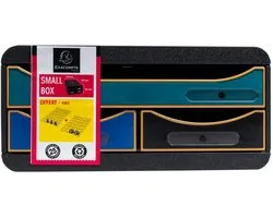 Exacompta Module de classement Small Box 3 tiroirs Neo Deco - Couleurs assorties - 311505D