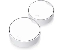 TP-Link Deco X50-PoE - Mesh WiFi - WiFi Versterker - WiFi 6 - Met PoE - 3000 Mbps - 2-pack