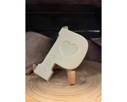 Papa chocoladeletter P | Vaderdag | Sinterklaas chocola | Smaak Wit