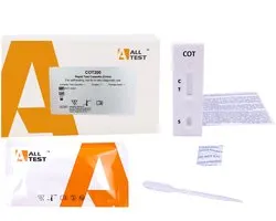 Autotest urinaire de cotinine – 1 pièce – Détection de la consommation de nicotine – Résultats en 5 minutes – Seuil 200 ng/ml – Comprend une pipette et un manuel