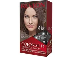 Haarkleur Zonder Ammoniak Colorsilk Revlon Diep warme kastanje
