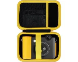 Lebakort Dur Étui Housse Cas Compatible with KODAK Smile+ 2-in-1 Digital Camera and Photo Printer, black and yellow - ShopVlot
