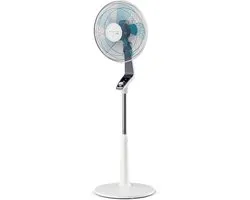 Rowenta Turbo Silence Standing Fan VU5640F2 40 cm, Powerful Home Fan 75 m3/min, Quiet, Silent Night Mode, Turbo Boost, Automatic Oscillation and Orientation, Modern Design
