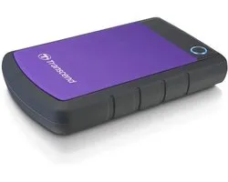 Transcend TS2TSJ25H3P 2TB | StoreJet 25H3P rugged 2.5'' external hard drive - USB 3.1 Gen 1 Interface - Purple