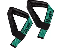 Pulver pro grip - Lifting Straps blauw 2x - Krachttraining Accessoires - Powerlifting - Bodybuilding - grip - fitness